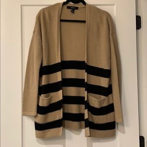 Forever 21 strip cardigan